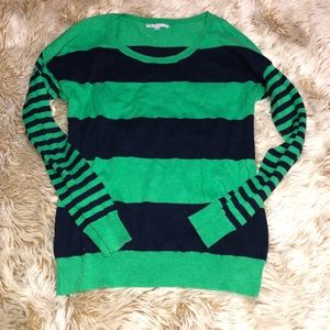 Gap Oversized Striped Crew Neck Sweater